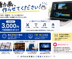 SNS・店舗PR動画を丁寧に編集します イメージ1