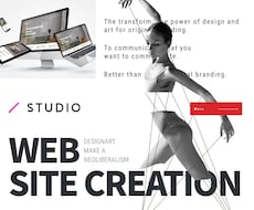 コーポレートサイト制作いたします 編集が行いやすいstudioを使用して制作いたします