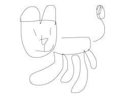 あなたのペットをゆるく一発描きします イメージ1