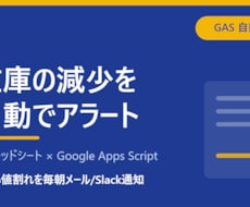 在庫の減少を毎朝アラート通知します イメージ1