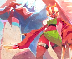 TCG風の一枚絵を制作します イメージ1