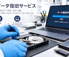 消えてしまったデータ復元します イメージ1
