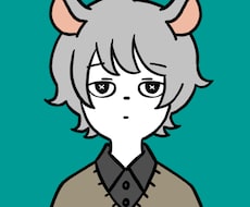 あなたを動物化したアイコン用イラスト制作いたします SNS、ブログ等のアイコンに！ゆる～い擬人化イラスト