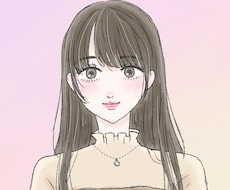 おしゃれで可愛い女性のイラストます イメージ1
