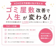 元汚部屋住人があなたを責めず片付けサポートします イメージ1