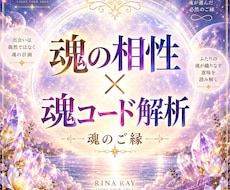 お相手との魂レベルでのご縁＆相性を鑑定します 魂の設計図で、お二人の出会いの意味と過去世の真実がわかる