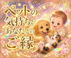 愛しい家族の想いに光を。ペットとの幸せな縁をみます 星と命式で紐解くペットの心と個性を星と命式で多角分析。
