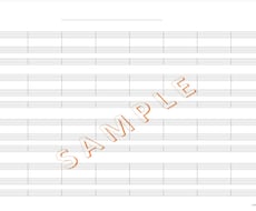 オリジナル五線譜を作ります
