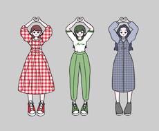 ハートポーズのアイコンお描きします イメージ1