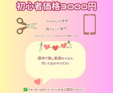 SNS向けショート動画編集します イメージ1