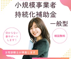 小規模事業者持続化補助金の事業計画書を支援します 商工会支援実績多数！女性診断士が初めての方も優しくサポート
