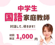元教員現役塾講師が中学生国語の家庭教師をします 読解・記述を中心に一人ひとりにサポートします