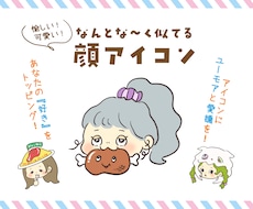 なんとな〜く似てる顔アイコンお描きします イメージ1