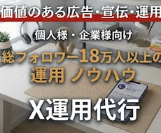 X運用代行 実績ある運用者が丸ごと代行します イメージ1
