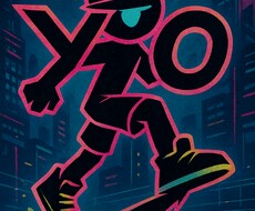 オリジナル壁紙制作|ネオン都市の動きであります イメージ1