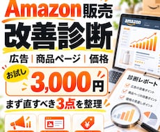 Amazon販売の改善ポイントを診断します イメージ1
