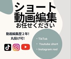 ショート動画編集致します イメージ1