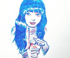 問答無用で美化したイラスト風似顔絵を作成します イメージ1