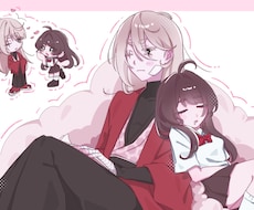 アイコン/1枚絵/立ち絵などのイラストを描きます イメージ1