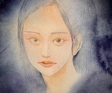 似顔絵、人物を透明水彩で美しく描きます アイコンや名刺、プレゼント用の美人画をお描きします