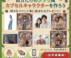 ジブリ風の「可愛い3Dキャラクター」画像にします イメージ1