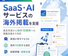 SaaS・AIサービスの海外掲載を支援しますます イメージ1