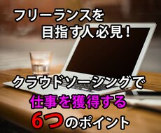 クラウドソーシングで高単価案件の取り方を教えます 自分の長所や特技を使って「好きを仕事に」していきたい人へ