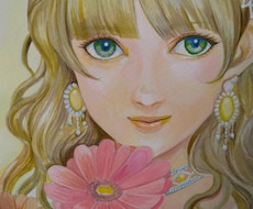 水彩、色鉛筆で、あなただけの綺麗なイラスト描きます イメージ1