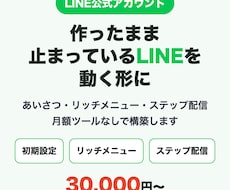 LINE公式の構築・ステップ配信を代行します イメージ1