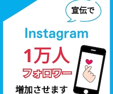 Instagramのフォロワー1万人増やします イメージ1