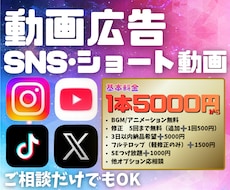 お任せ♪心を動かす広告・ショート動画を作成します 商品・店舗紹介やファミリー等…様々なニーズにお応えします！