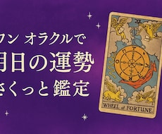 ワンオラクルでさくっと明日の運勢鑑定します イメージ1