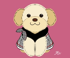 SNSアイコン用のペットのゆる〜い似顔絵描きます イメージ1