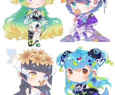 sdキャラ/デフォルメキャラを制作します 可愛らしいsdキャラクターをアイコン用などで制作します。