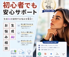 初心者の方へ！生成AI活用のお悩み解決します 実績200件超の専門家が中立にツール選定から伴走