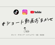 2本セット料金！SNSショート動画編集いたします 【話題をさらう！】SNSショート動画編集