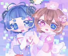 ゆめかわ系のバストアップイラストを描きます イメージ1