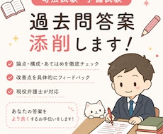 現役弁護士が司法予備試験過去問を添削します イメージ1