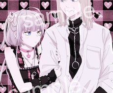 あなただけの夢絵、カップルイラストを描きます イメージ1
