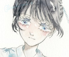アナログ水彩イラストをお描きします イメージ1