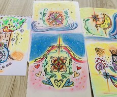 あなただけの曼陀羅を描きます チャネリングしたイメージを伝えて癒します。
