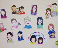 お写真を元にやさしい、かわいい、あたたかい似顔絵描きます！プレゼントにもどうぞ！！ イメージ1