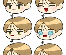色んな表情のデフォルメ顔アイコン作ります イメージ1