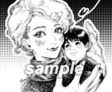 Twitter『白黒』アイコン描きます イメージ1