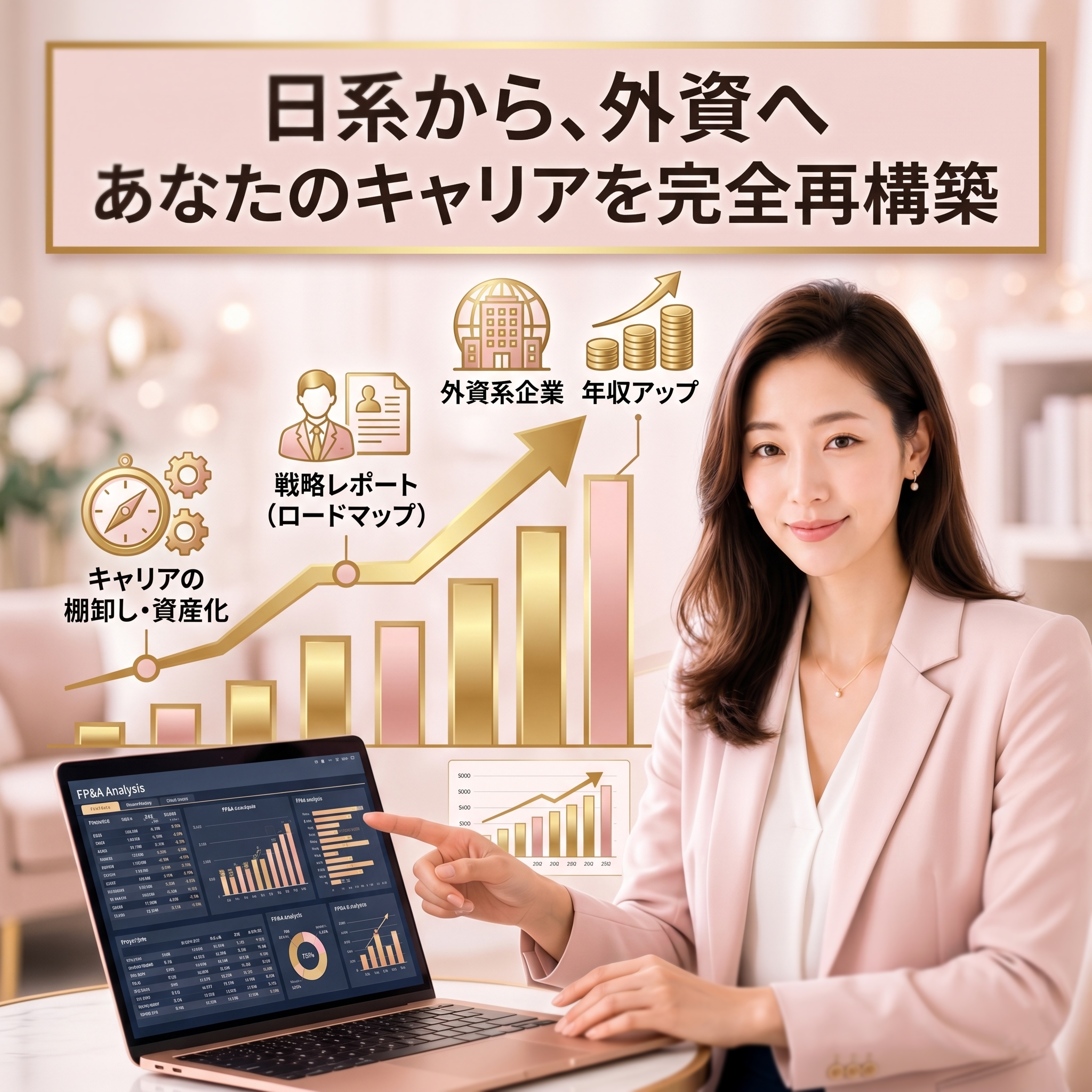 日系から外資へ！初めての転職を14日で整えます 英文CV～応募戦略！外資15年のプロが14日間転職サポート