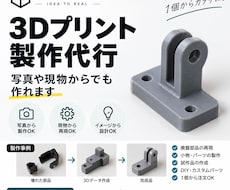 あなたのアイデアを3Dプリンターでカタチにします PRINT NOW 「つくる」を、もっと手軽に。