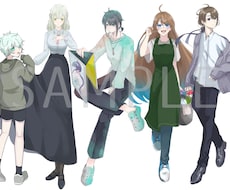 キャラクターに合った立ち絵を制作します イメージ1