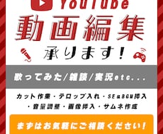 Youtube動画編集承ります イメージ1
