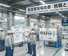 製造現場の改善・生産性向上を支援します IEと現場経験を活かし、改善の着眼点と優先順位を明確にします