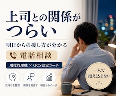 上司との関係、明日からの接し方を整理します イメージ1